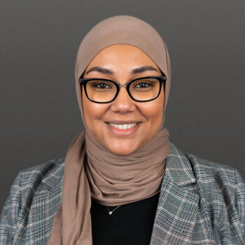 A headshot of the Director of Medical Affairs Marwa Elsaied