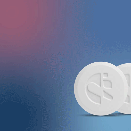Pills with the empower logo on them