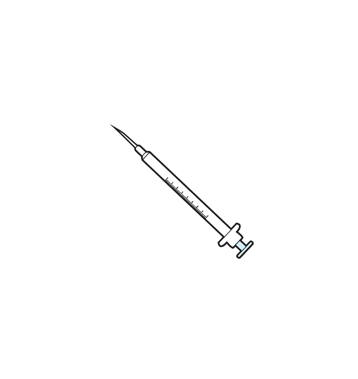 A syringe