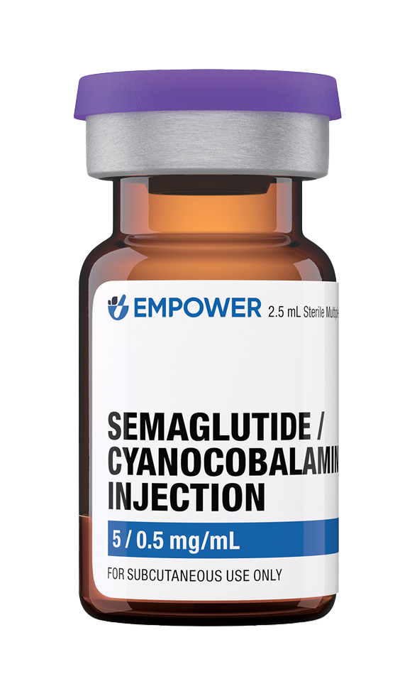 Semaglutide/Cyanocobalamin Injection Bottle