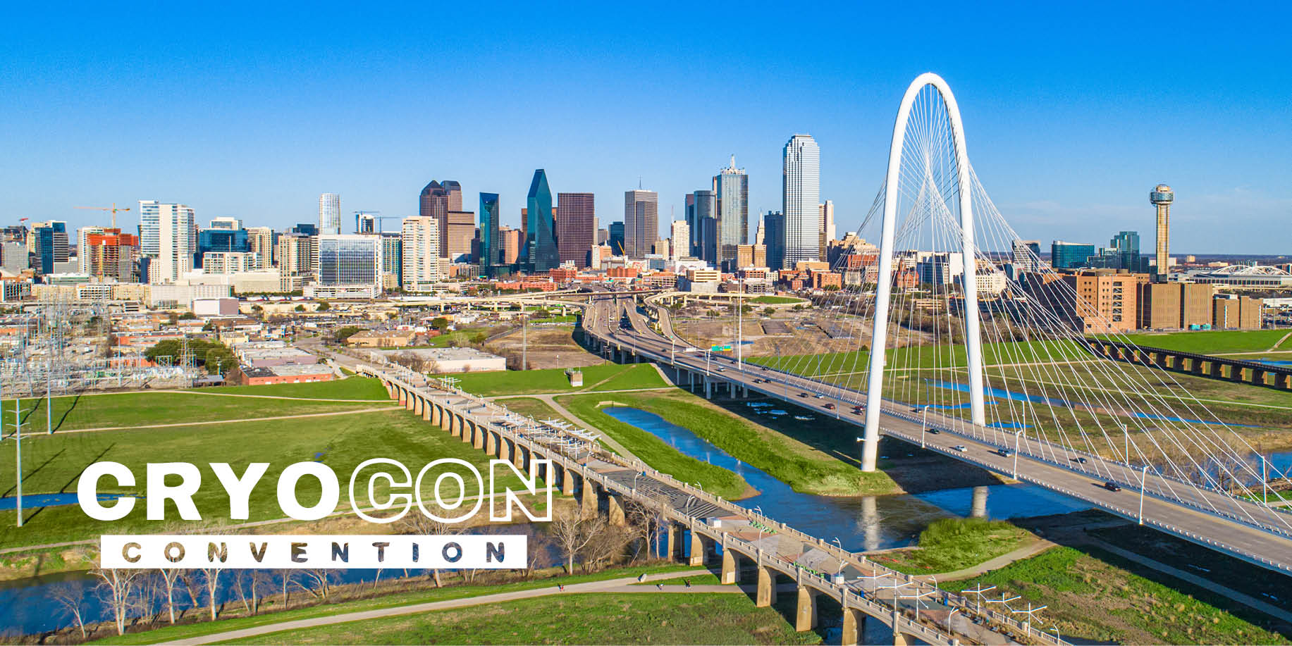 2025 503AB CryoCON Conference Event Page Image 600×300 A view of a city with the text Cryocon Convention